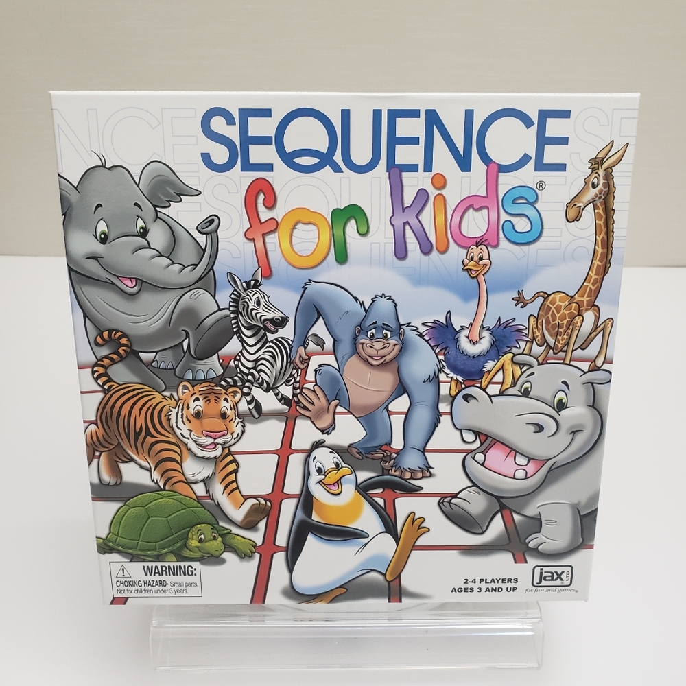💕NEW! Sequence for Kids 2-4 players *ages 3+